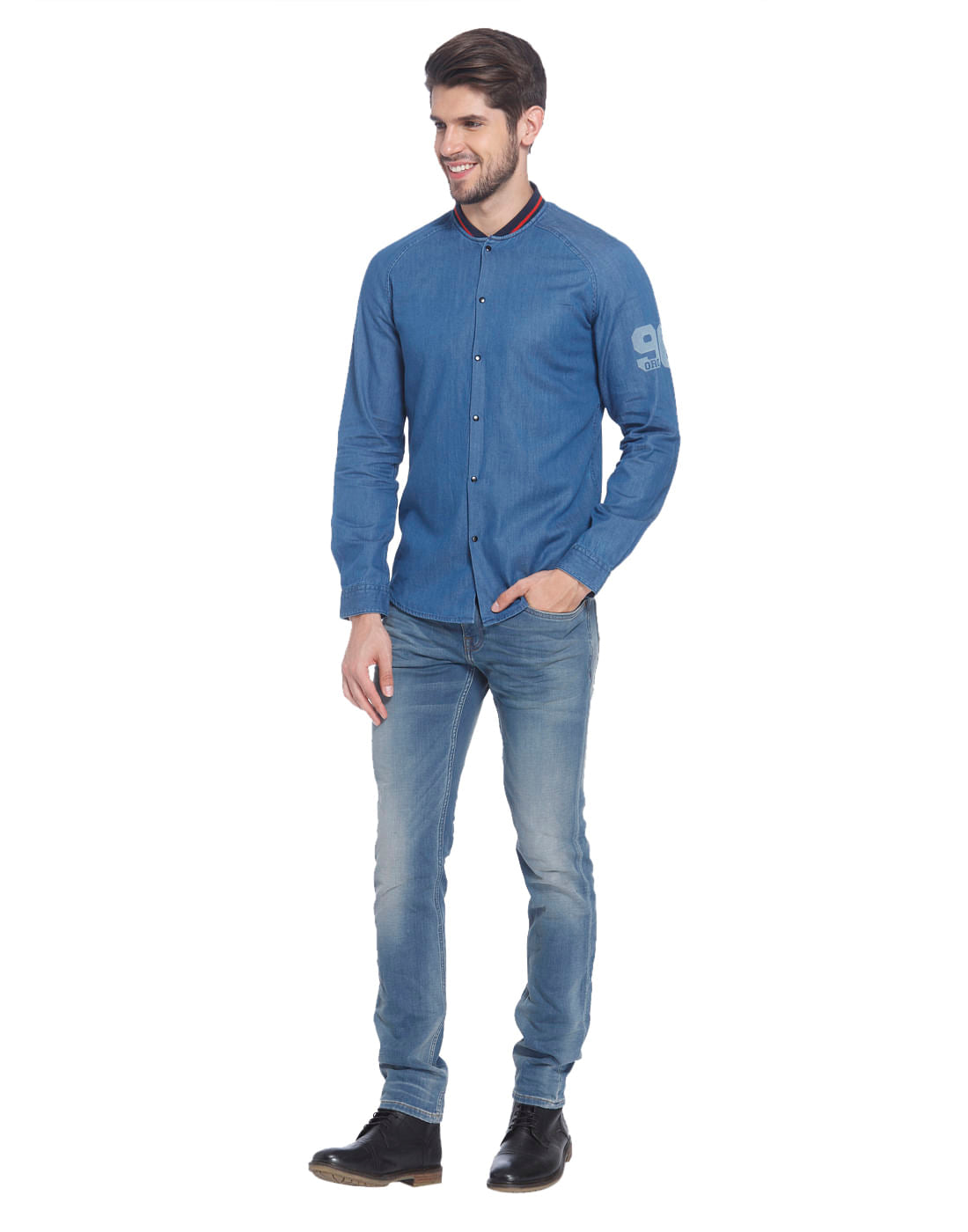 Plain Coloured Casual Shirt