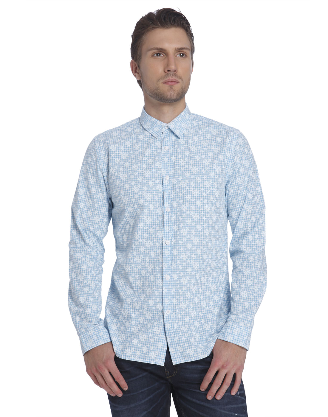 Checks Casual Shirt - S