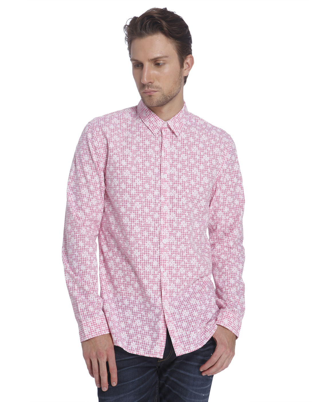Checks Casual Shirt - S