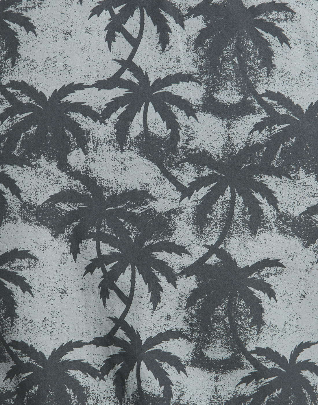 All-Over Print Grey Casual Shirt