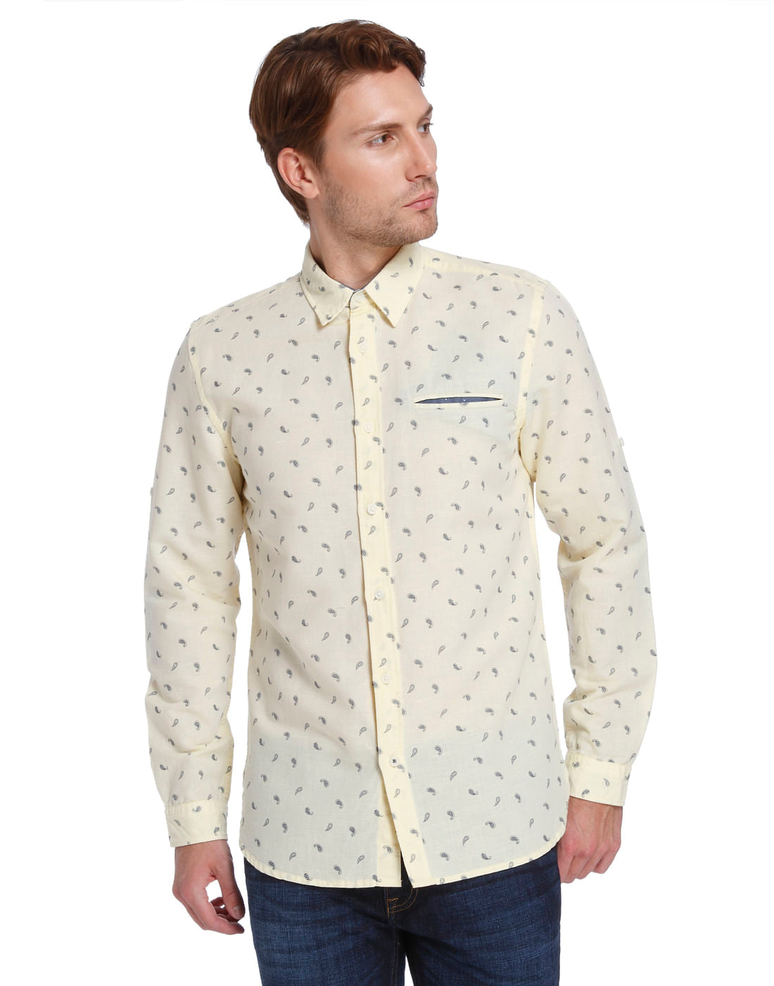 Printed Casual Shirt - S