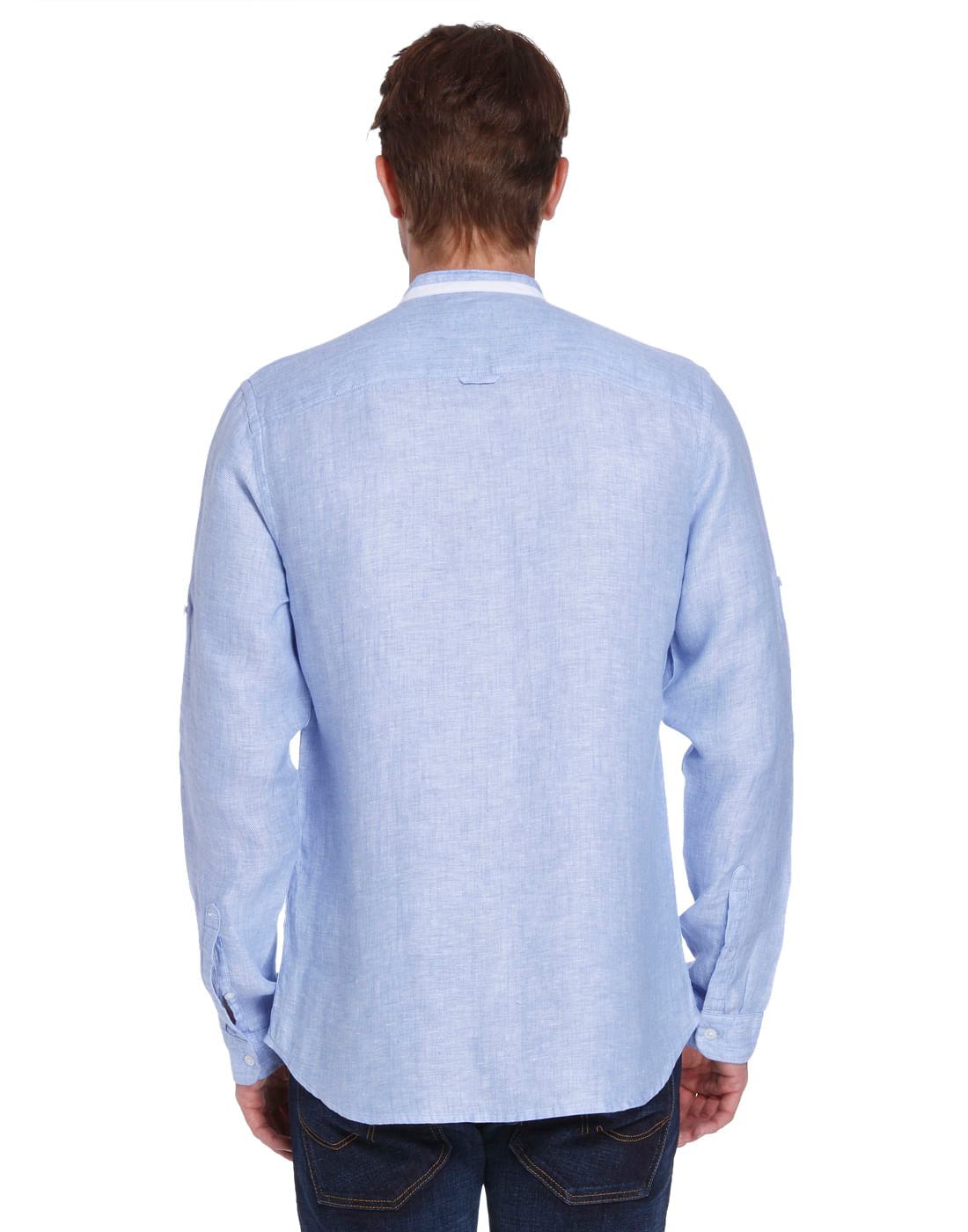 Solid Casual Linen Shirt