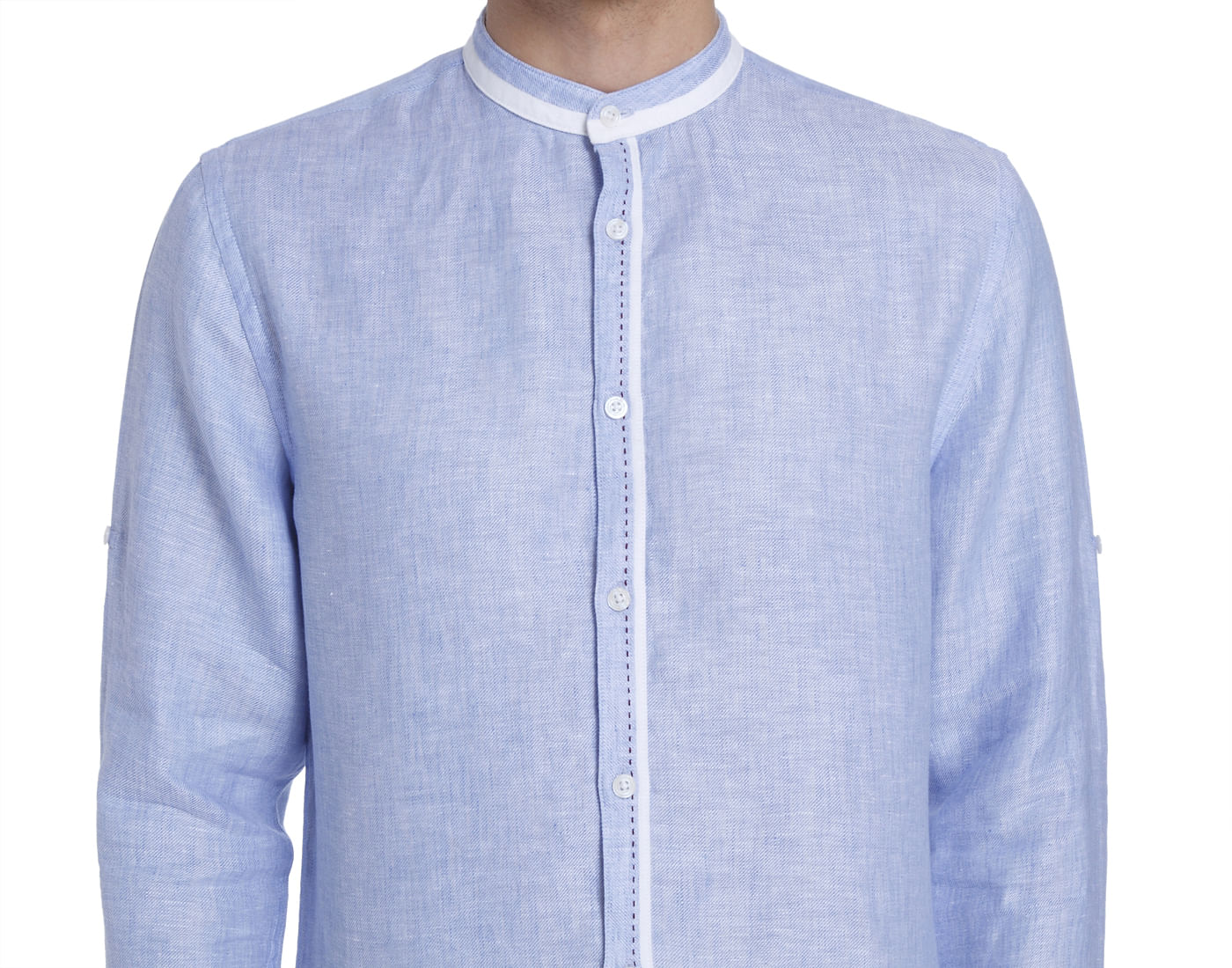 Solid Casual Linen Shirt