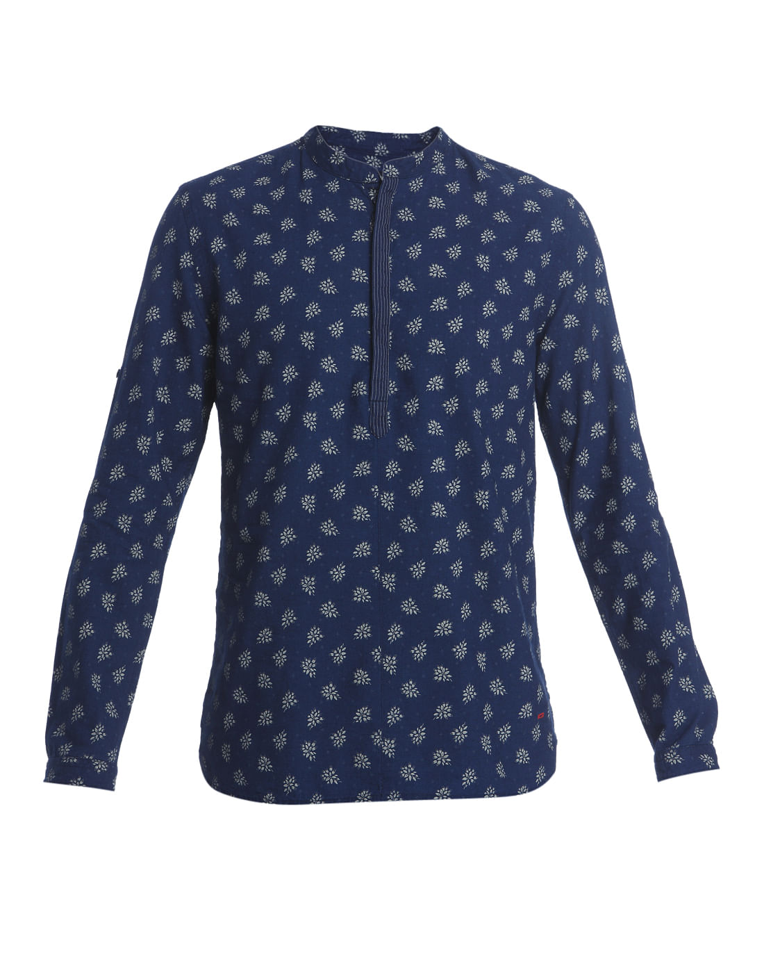 Dark Blue All Over Print Shirt