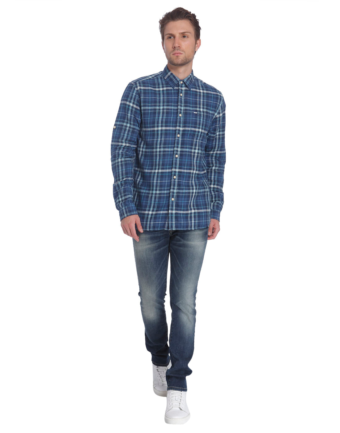 Blue Check Shirt