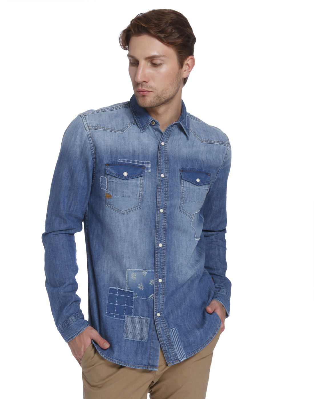 Casual Solid Shirt - S