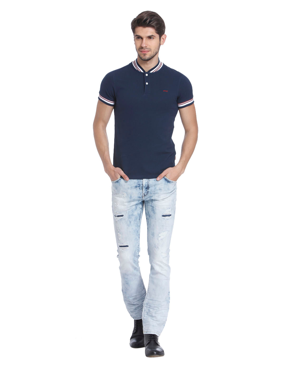 Solid Casual T-Shirt