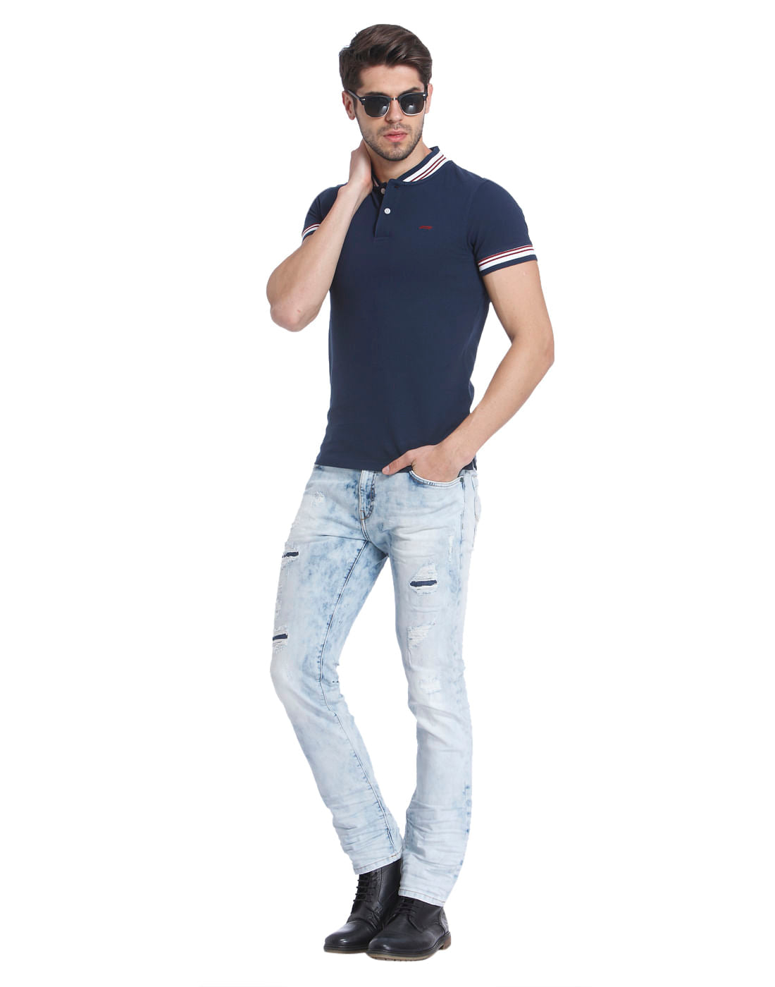 Solid Casual T-Shirt