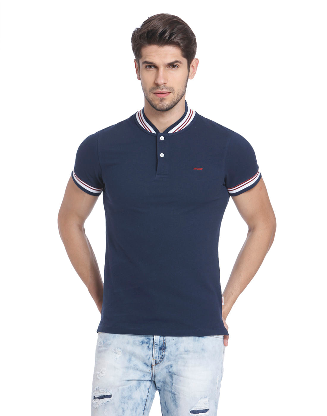 Solid Casual T-Shirt - S