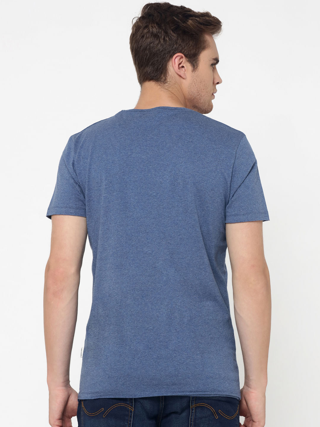 Blue V-Neck T-Shirt