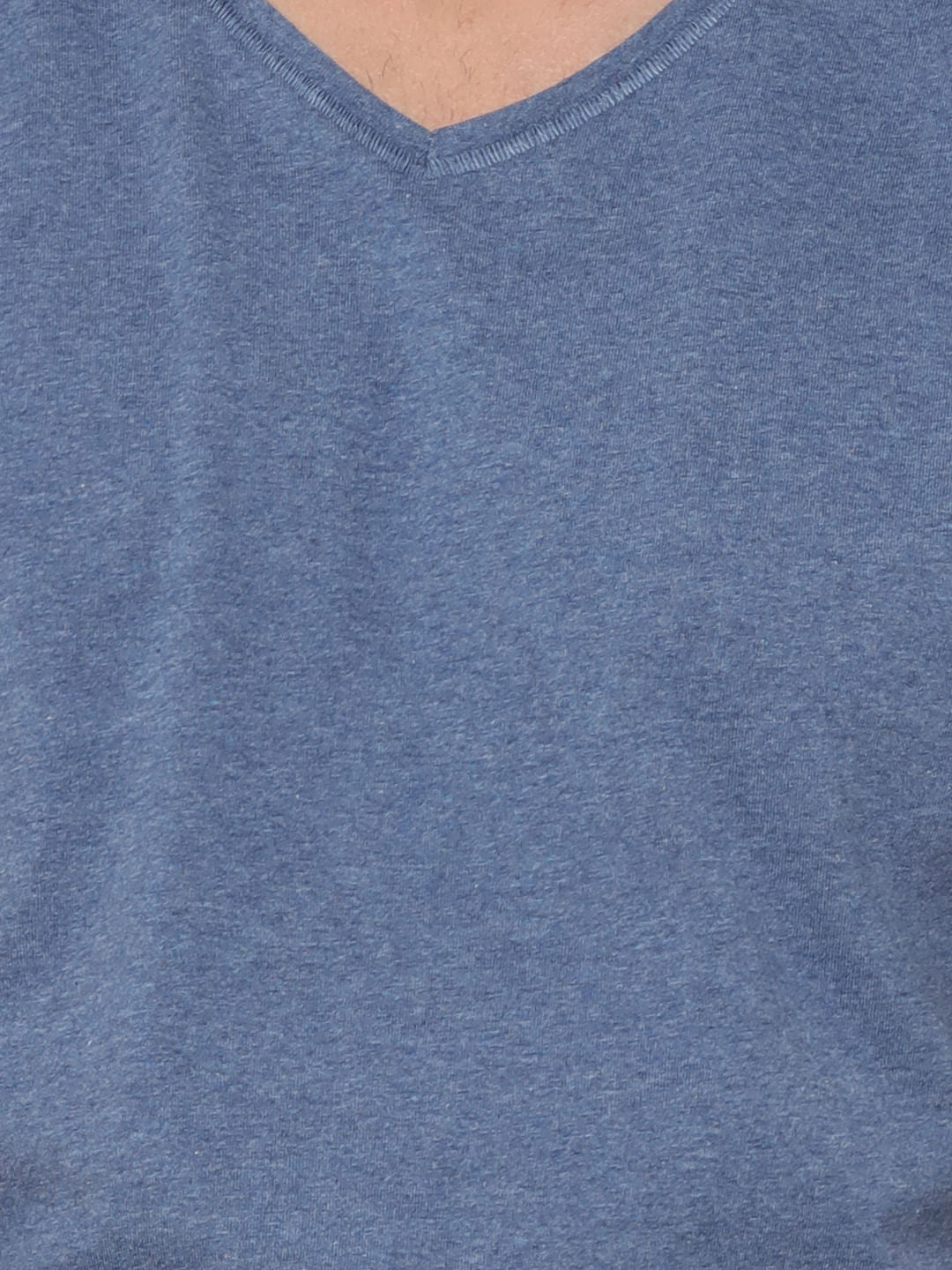 Blue V-Neck T-Shirt