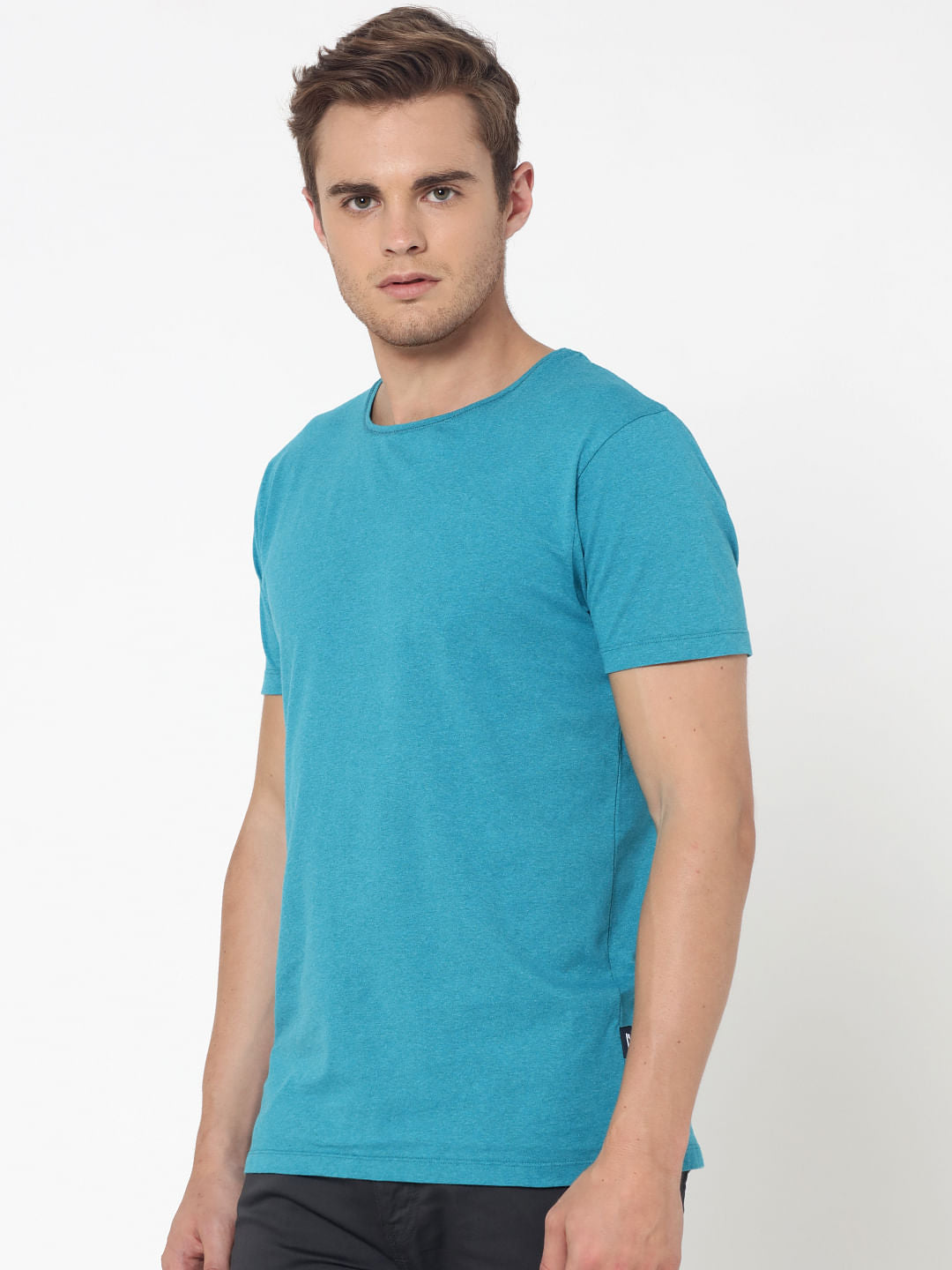 Blue Crew Neck T-Shirt