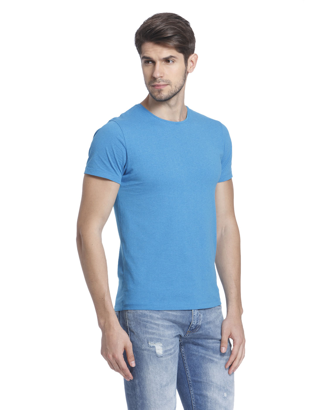 Solid Casual T-Shirt - S