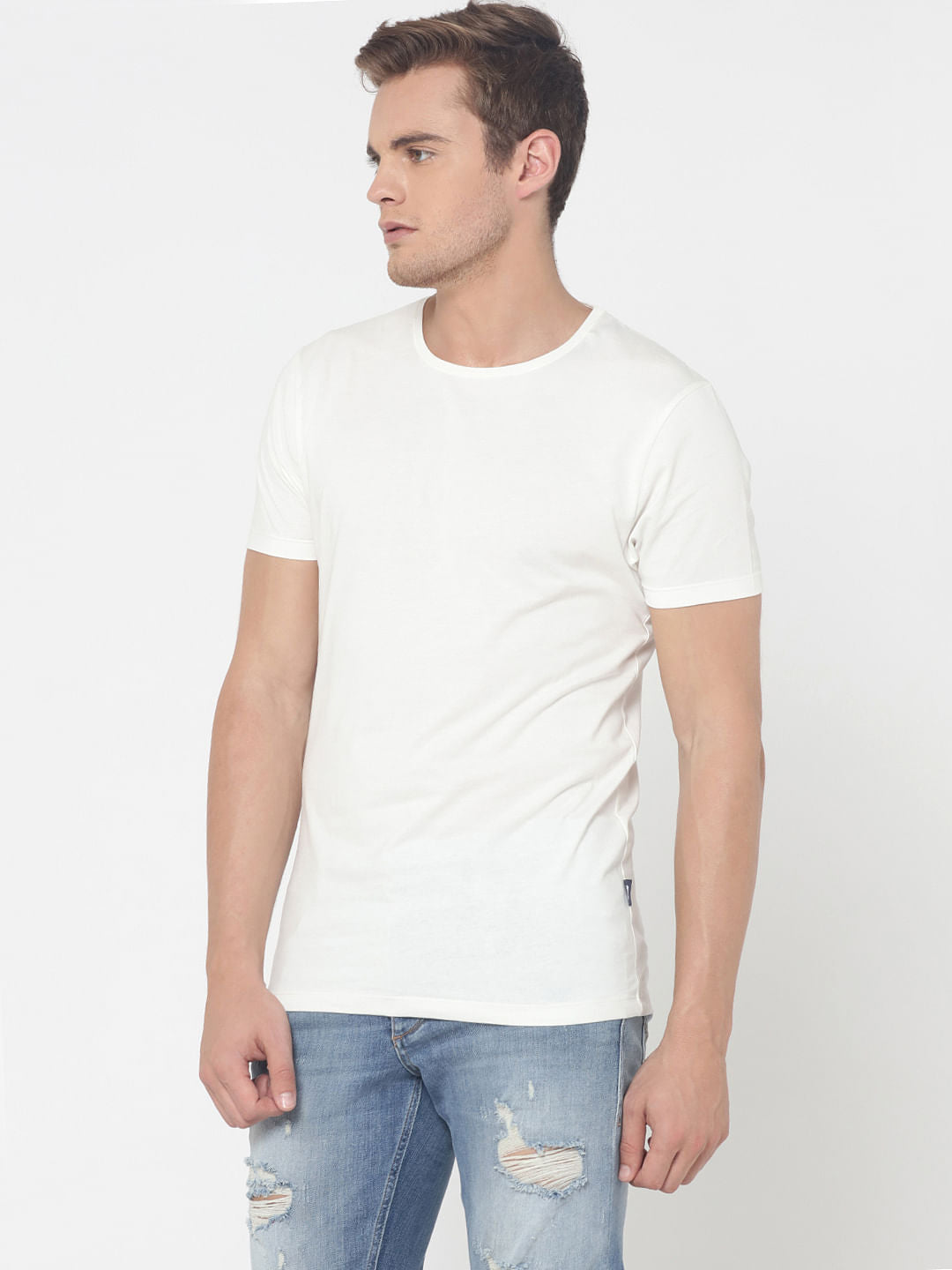 White Crew Neck T-Shirt