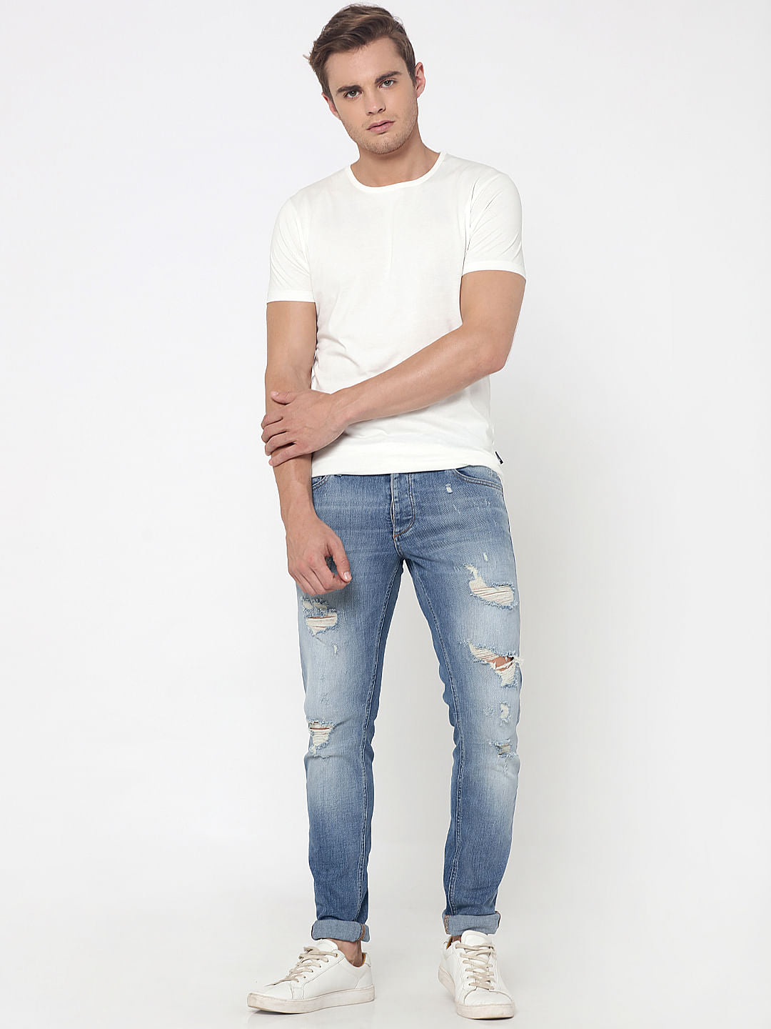 White Crew Neck T-Shirt