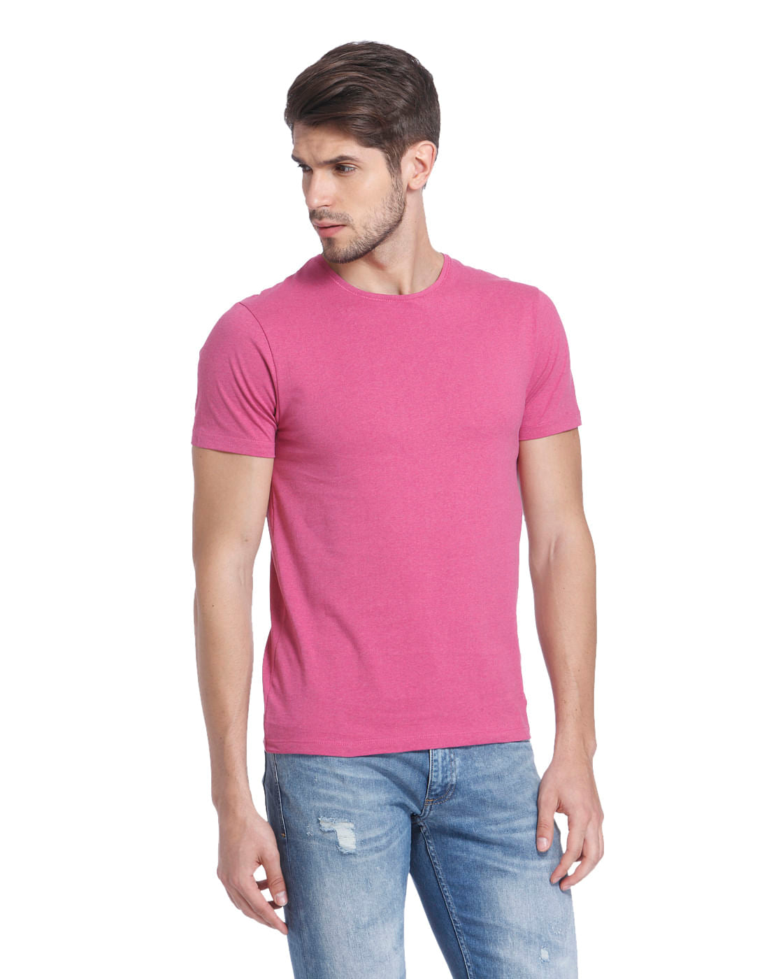 Solid Casual T-Shirt