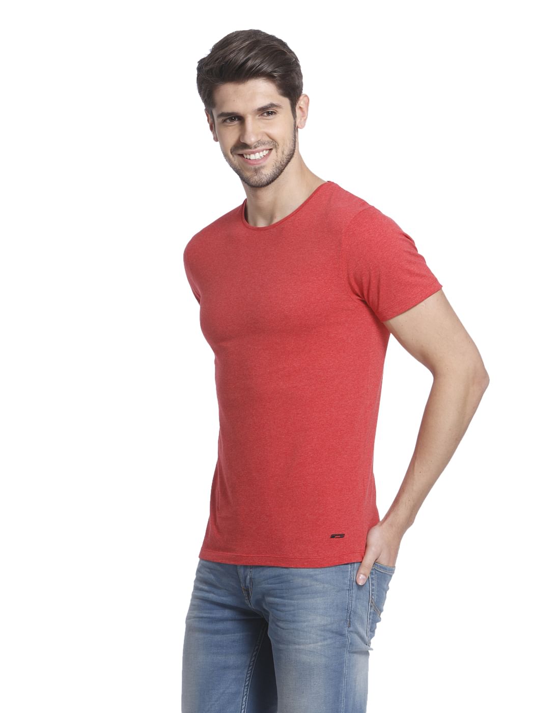 Solid Casual T-Shirt
