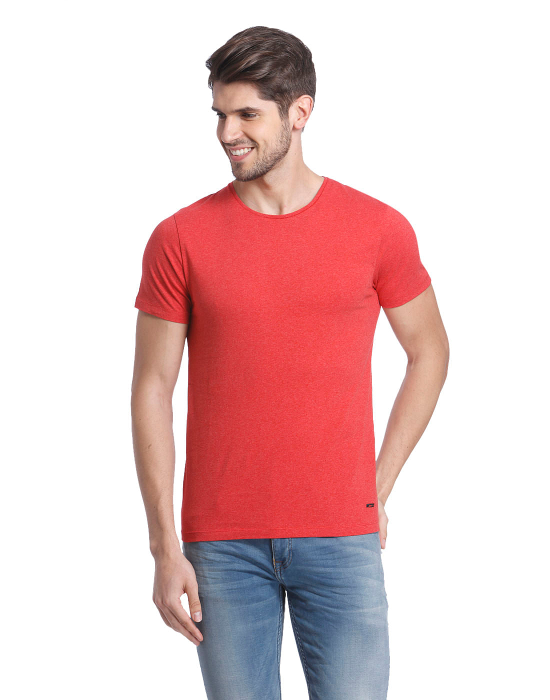 Solid Casual T-Shirt - S