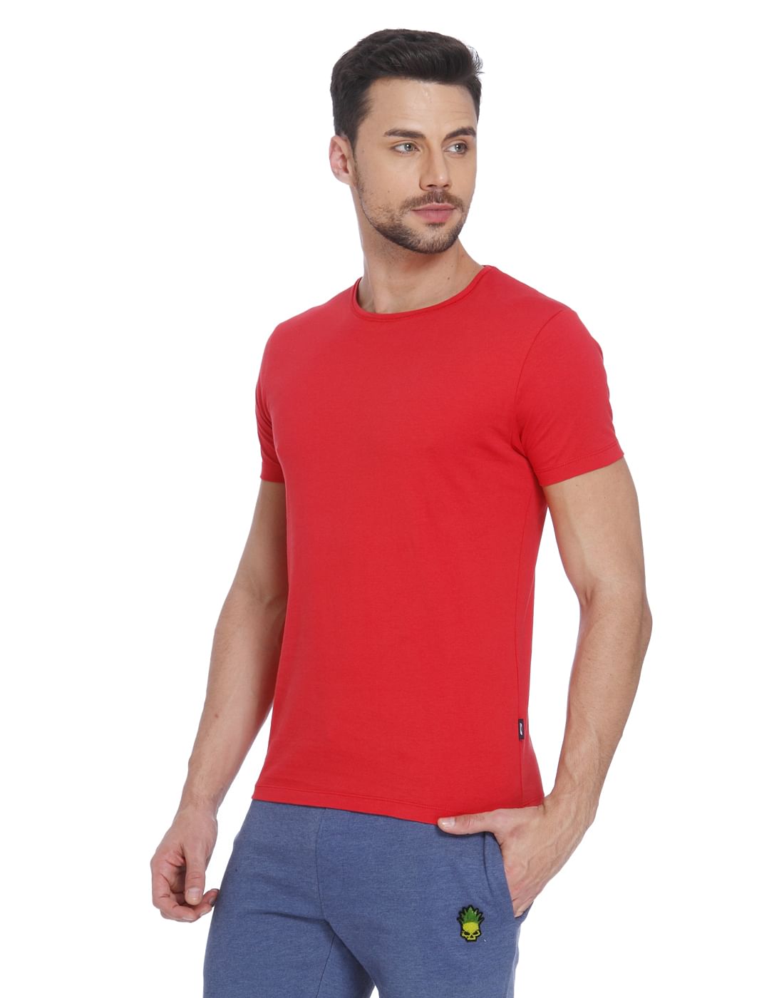 Red Crew Neck T-Shirt