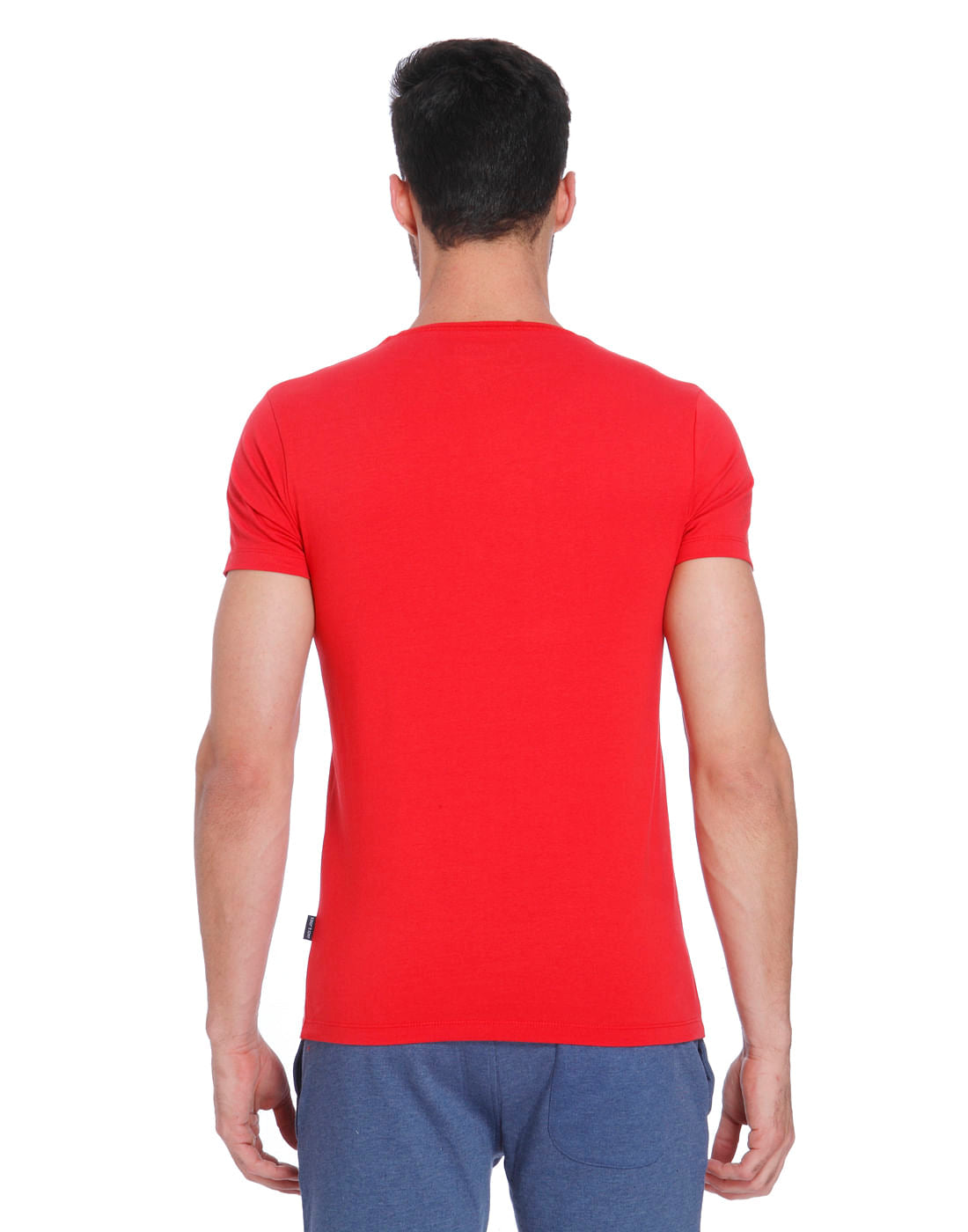 Red Crew Neck T-Shirt