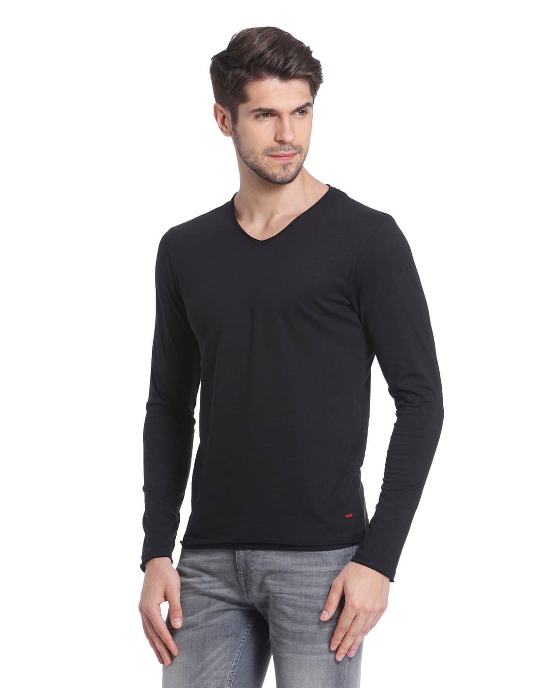 Solid Casual T-Shirt - S