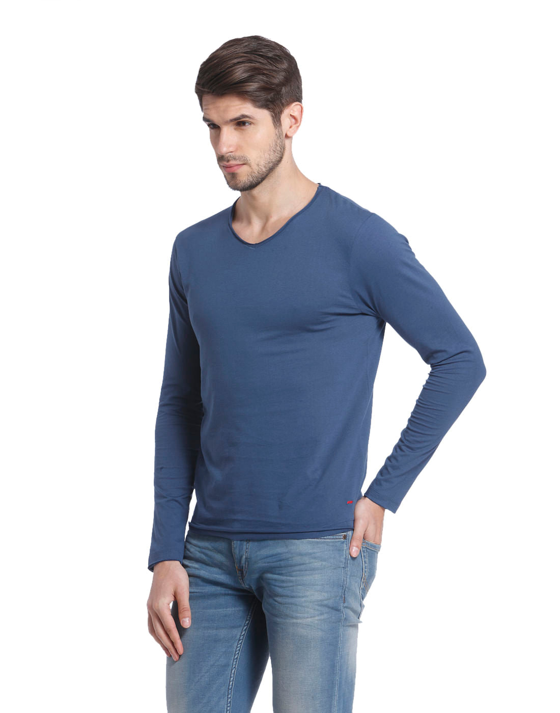 Solid Casual T-Shirt