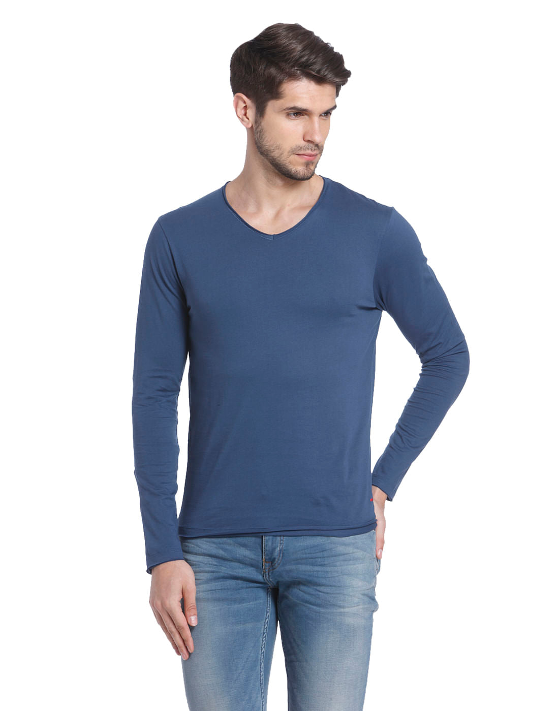 Solid Casual T-Shirt - S