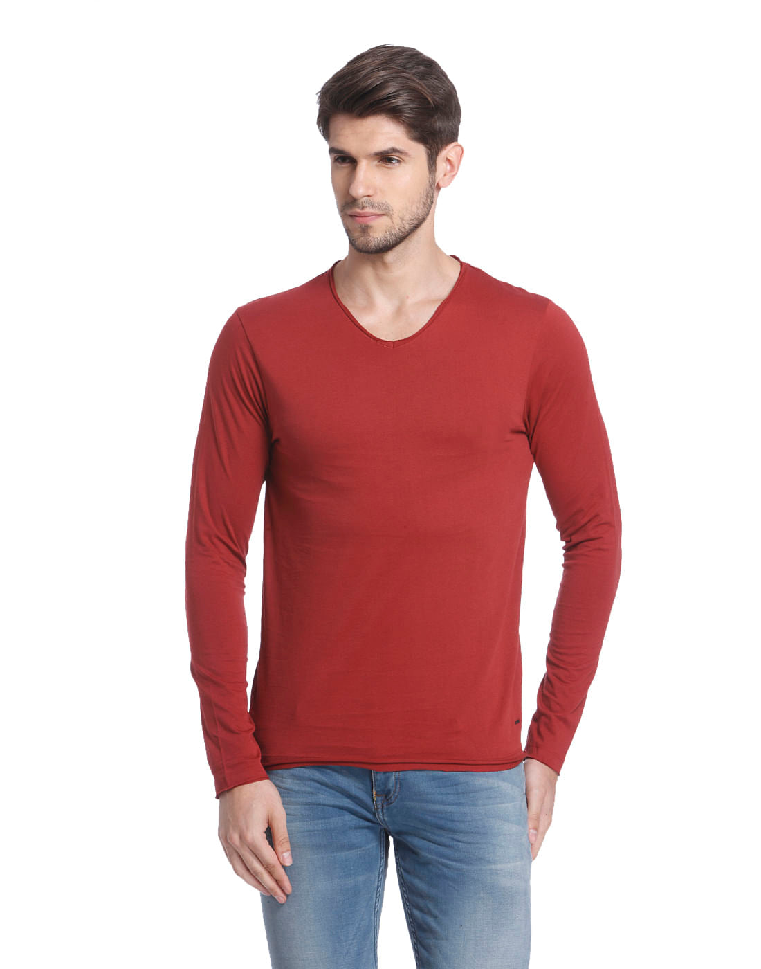 Solid Casual T-Shirt - S