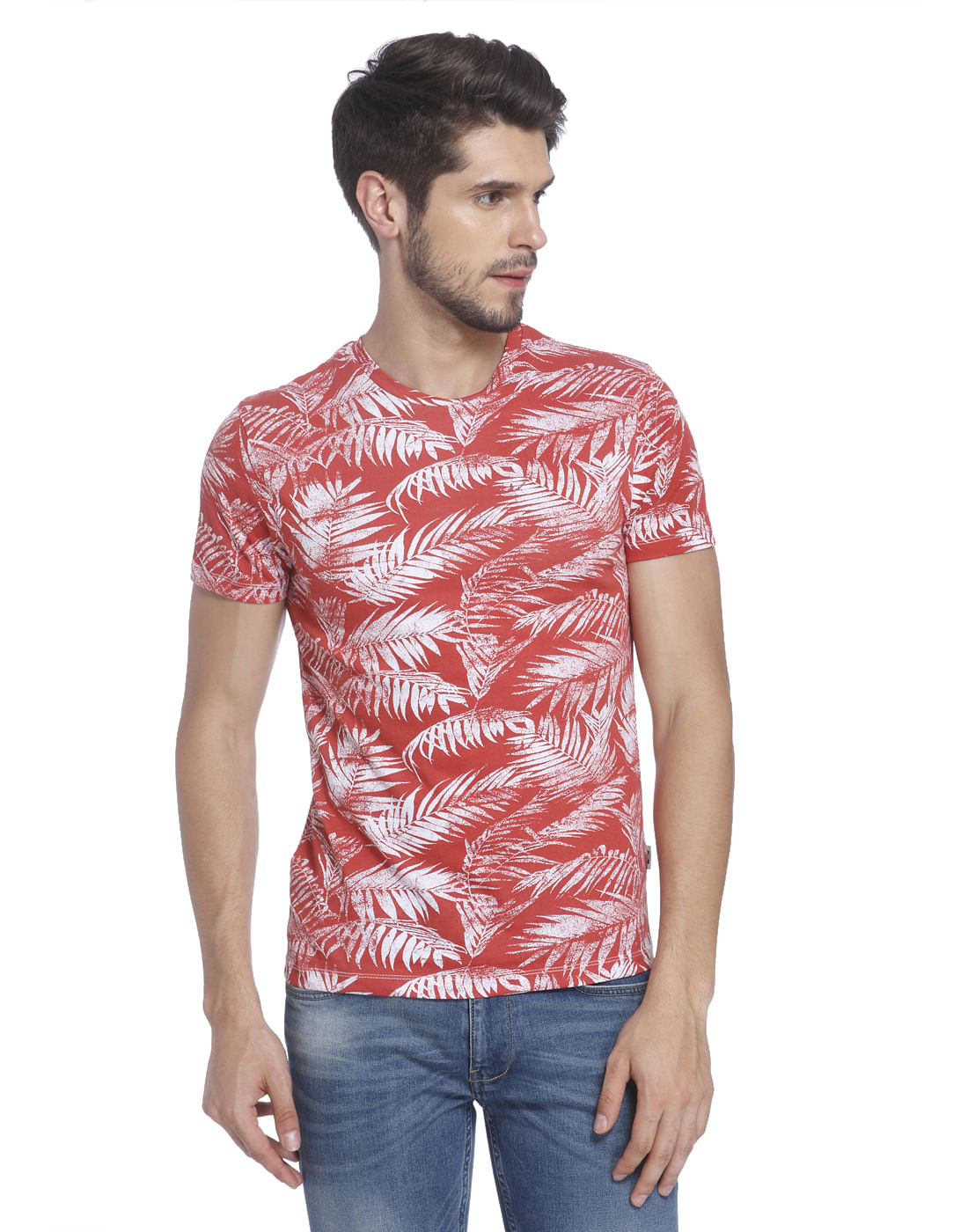 Printed Casual T-Shirt - S