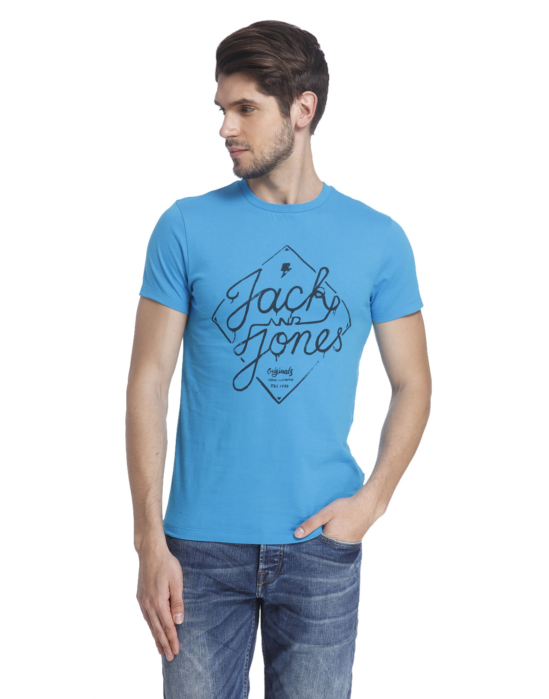 Graphic Print Casual T-Shirt - S