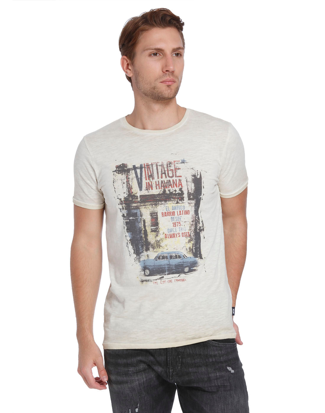 Casual Printed T-Shirt - S