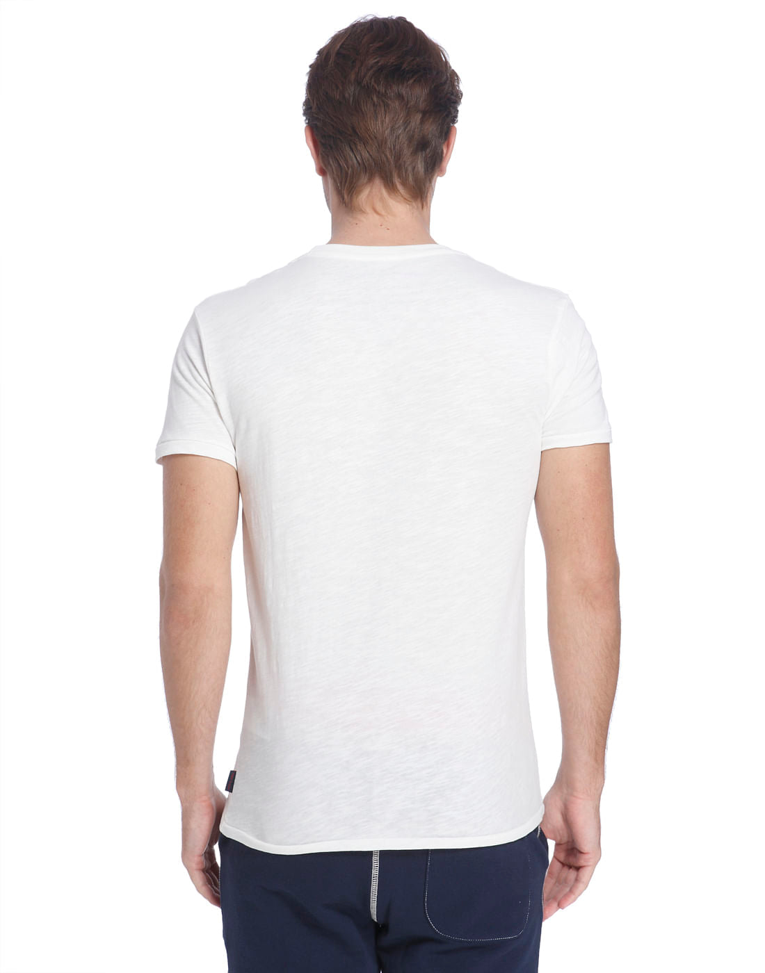 White Graphic Print Crew Neck T-Shirt