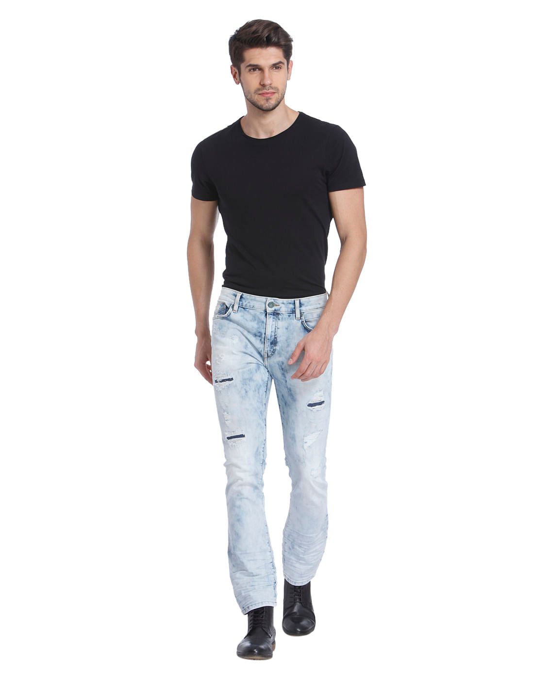 Heavy Distress Jeans - 28/32