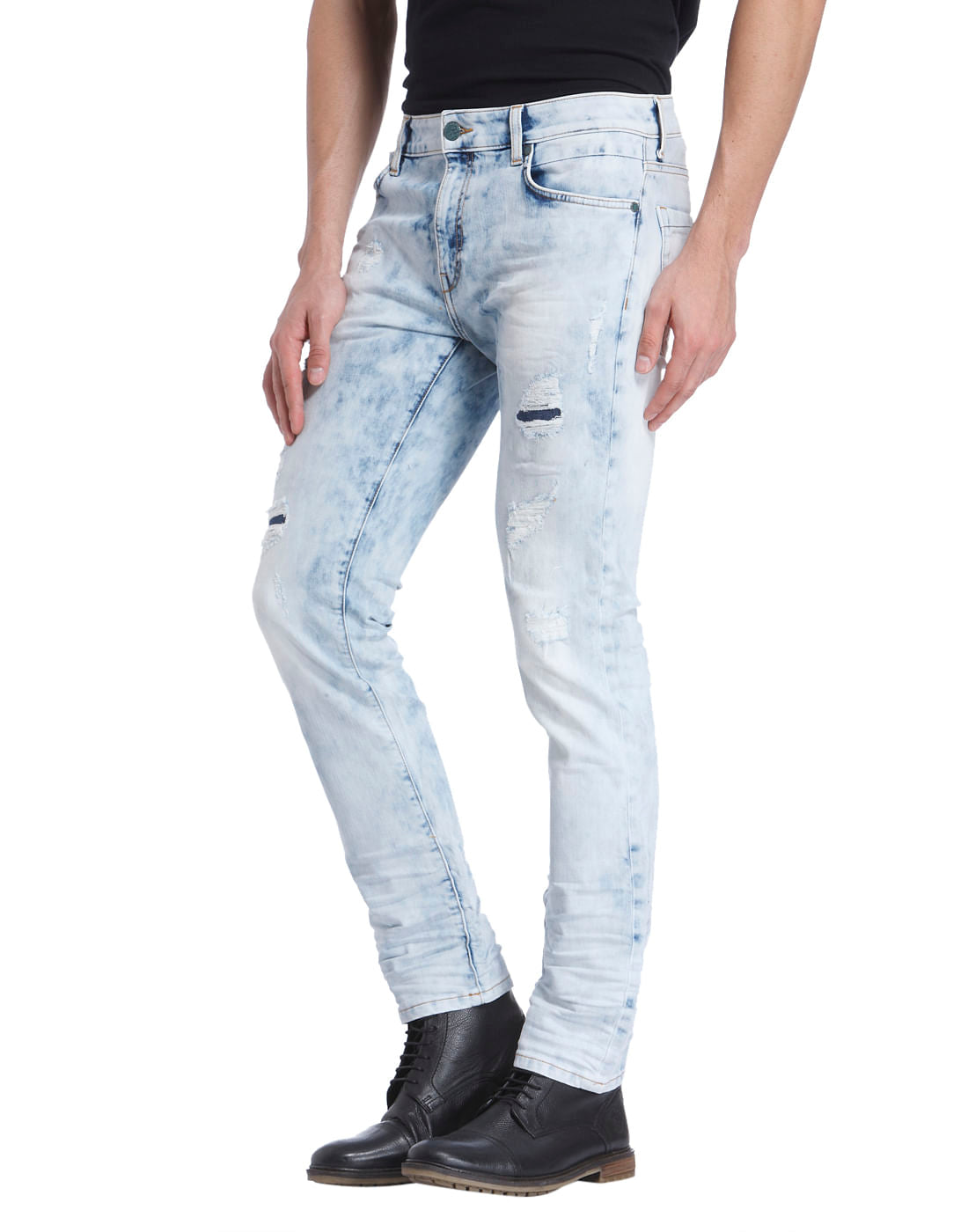 Heavy Distress Jeans