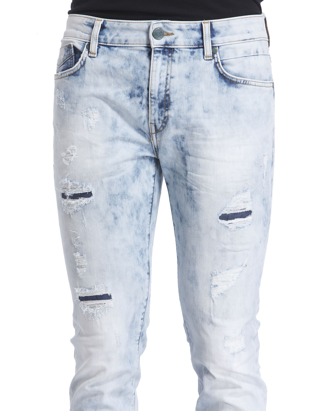 Heavy Distress Jeans