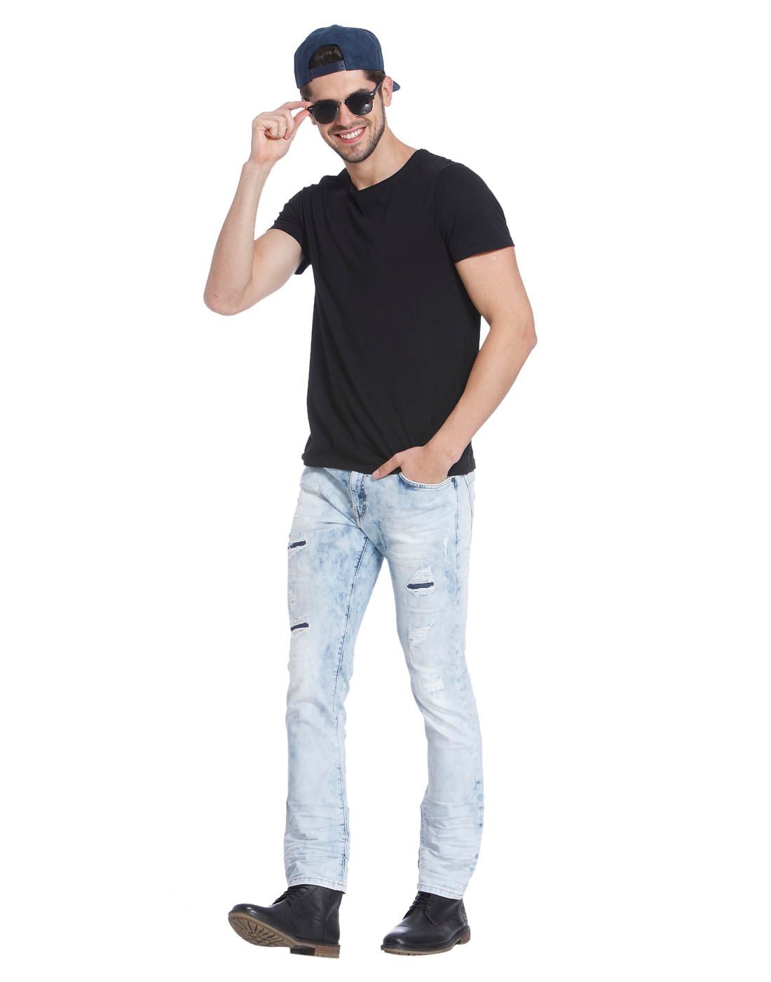 Heavy Distress Jeans