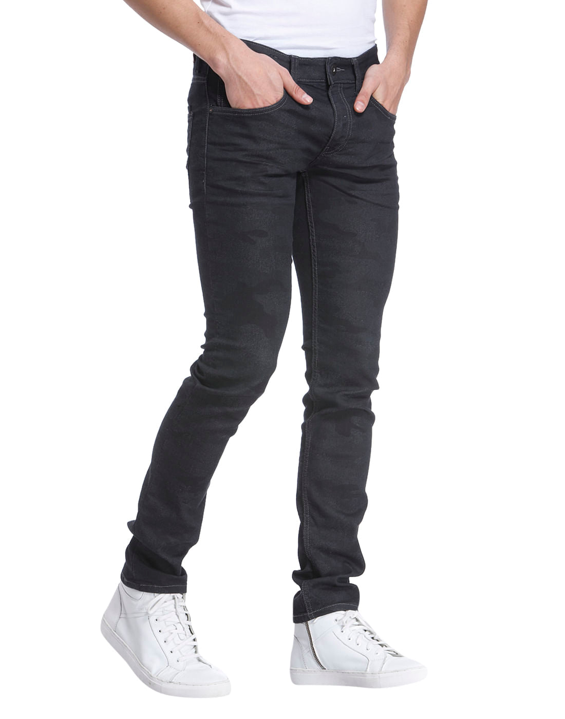 Solid Jeans