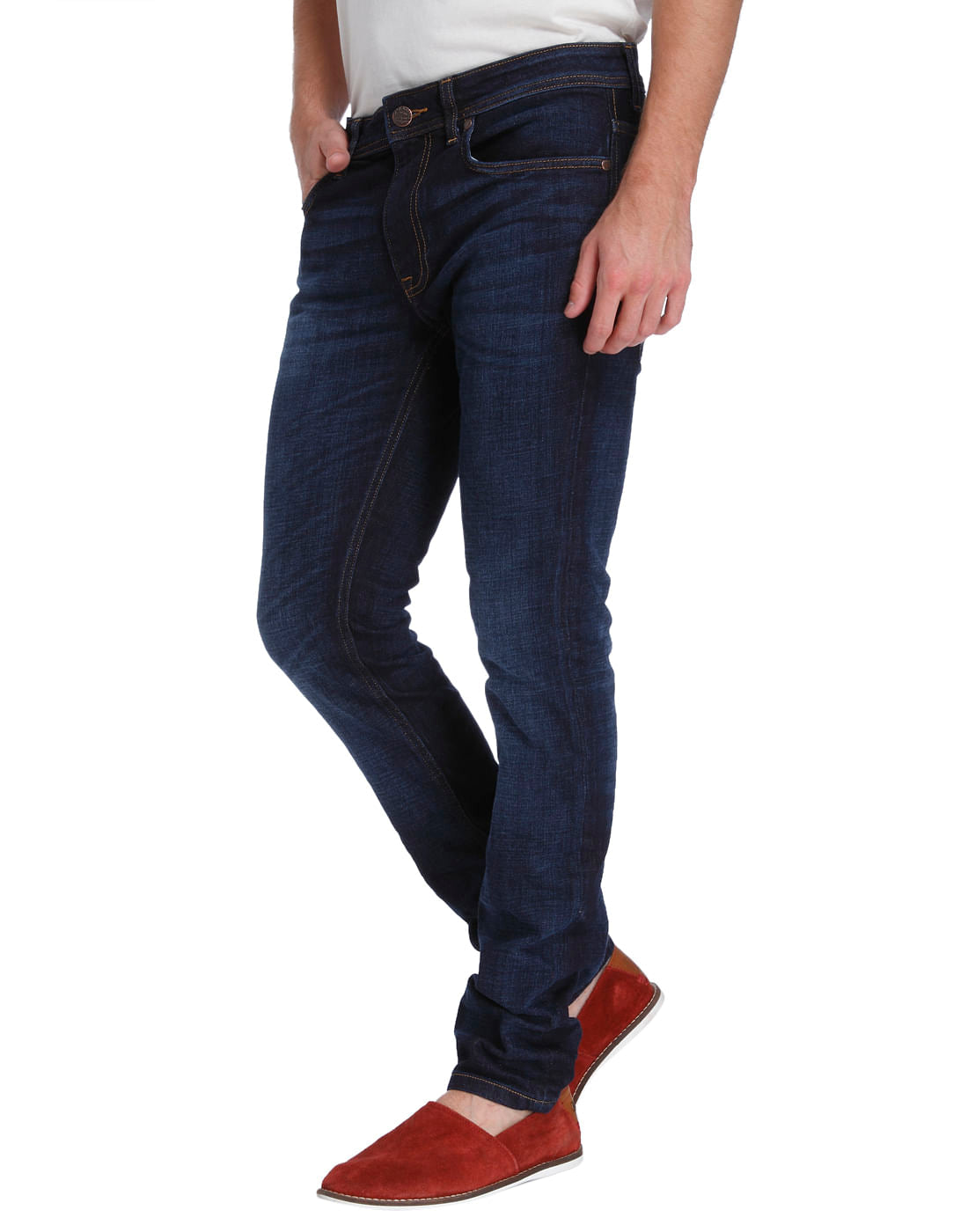Solid Casual Jeans