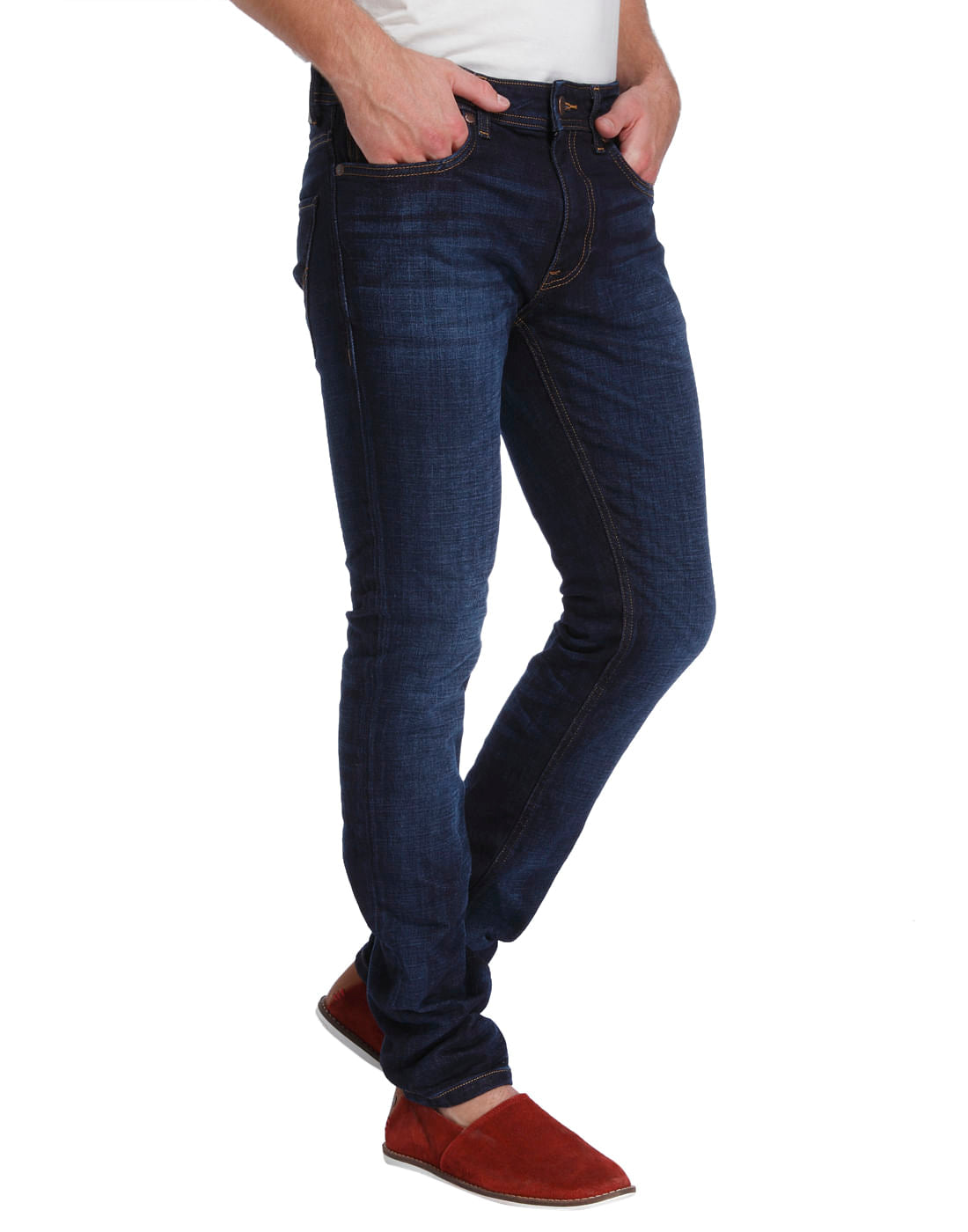 Solid Casual Jeans