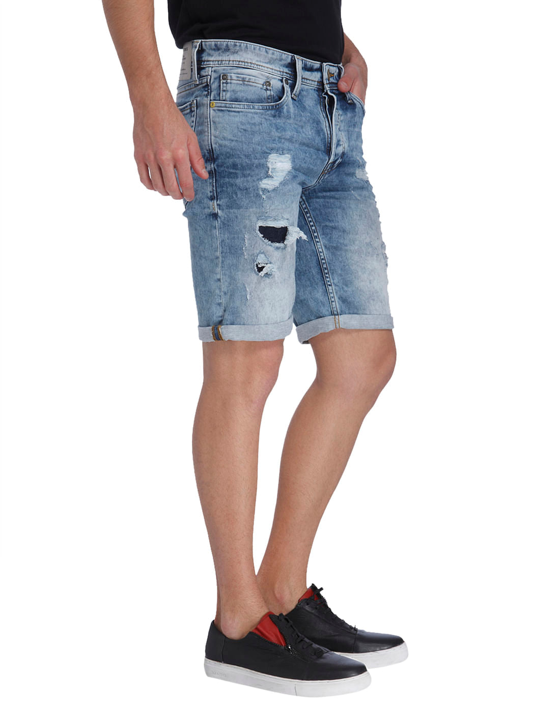 Washed Casual Shorts