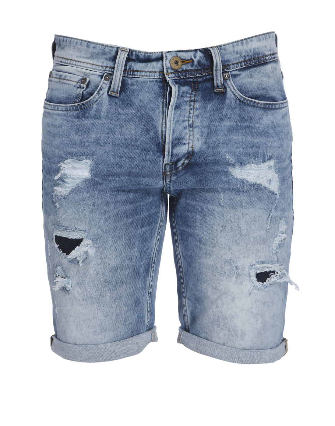Washed Casual Shorts