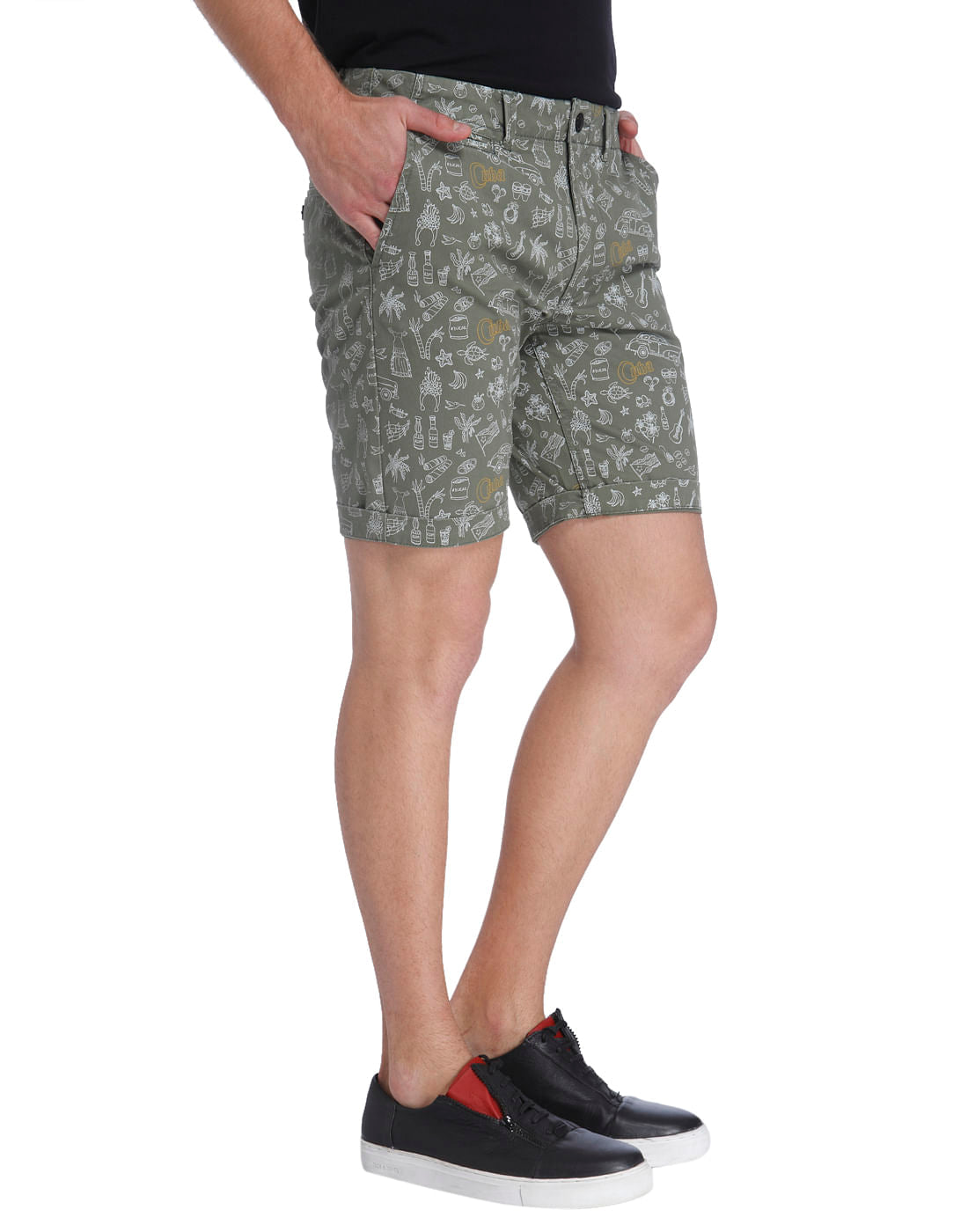 Printed Casual Shorts