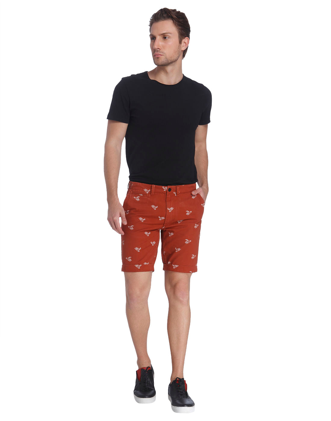 Printed Casual Shorts