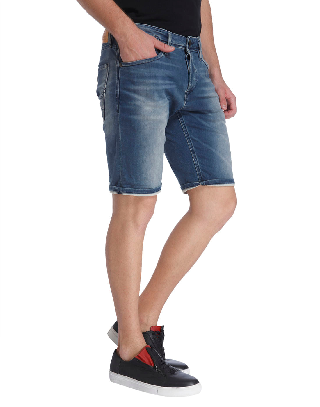 Washed Casual Shorts