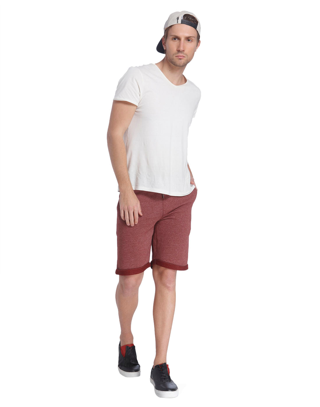 Casual Washed Shorts