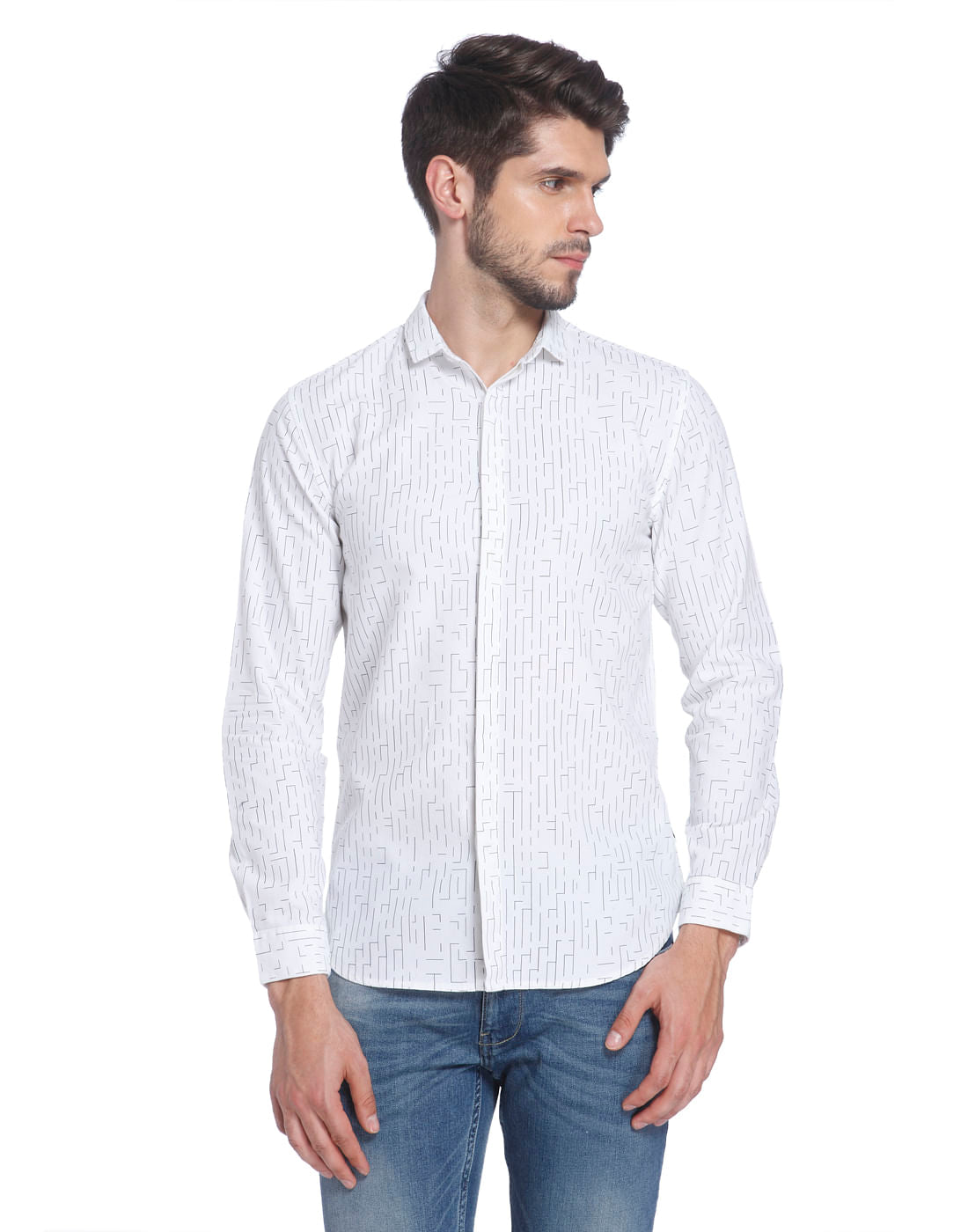 Casual Stripe Shirt - S