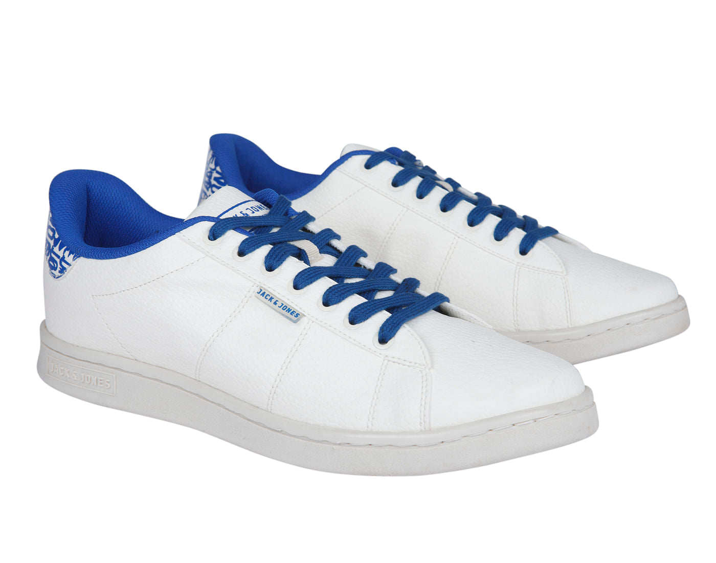 White & Blue Trainers