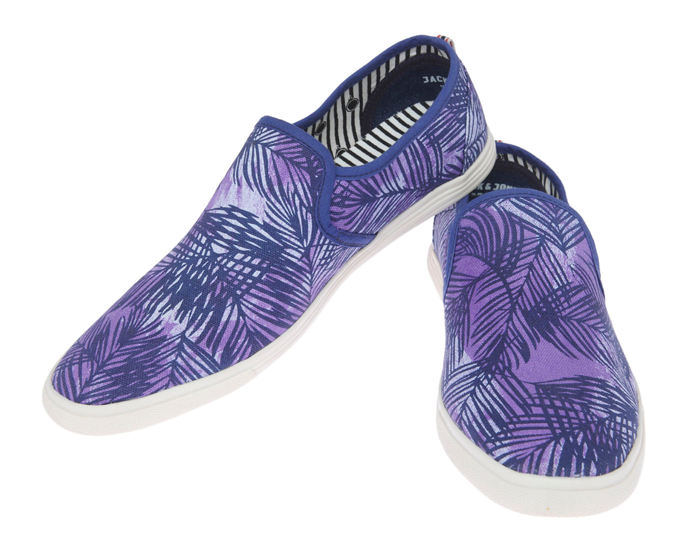Blue Smart Casual Slip-On Shoes
