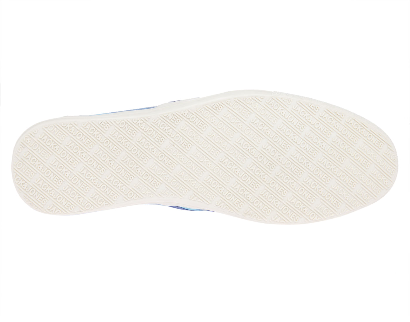 Blue Camo Print Slip On Shoes