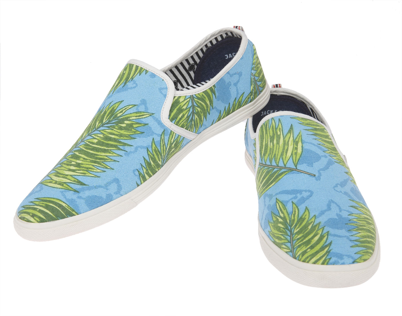 Blue Smart Casual Slip-On Shoes